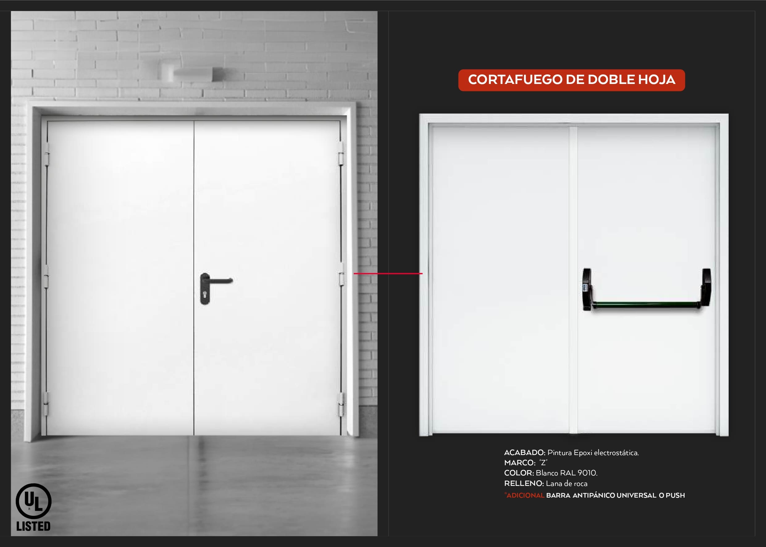 Puertas Cortafuego Doble Hoja