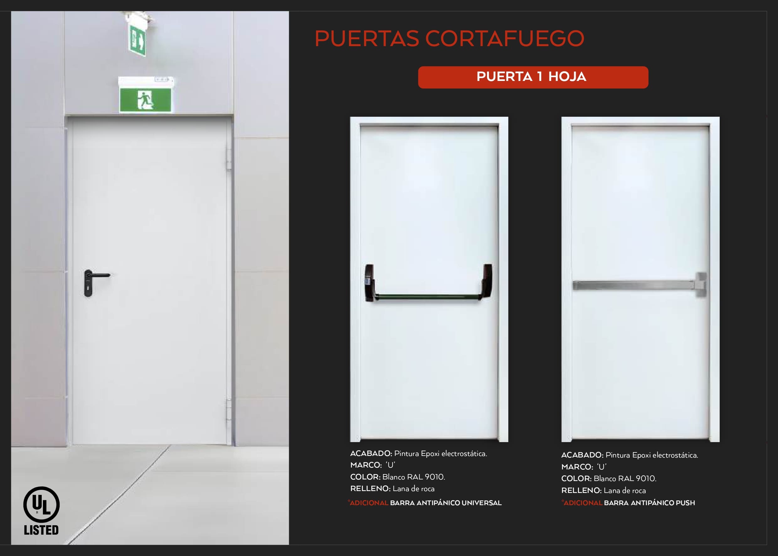 Puertas Cortaincendios 1 Hoja